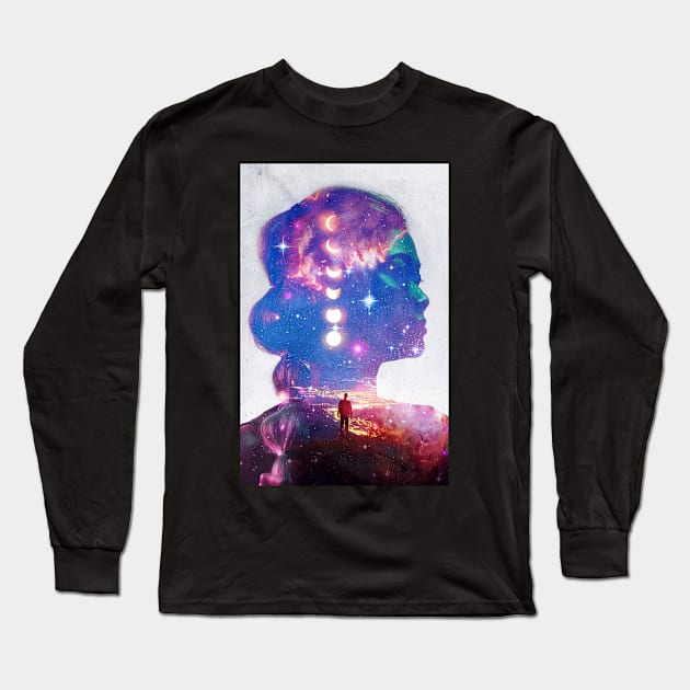 Nebulae Nostalgia Long Sleeve T-Shirt by SeamlessOo